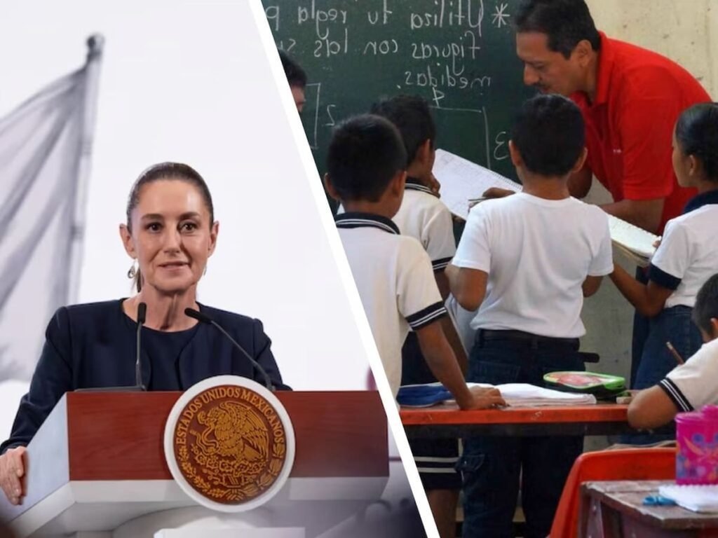 Sheinbaum anuncia aumento salarial del 10% para maestros